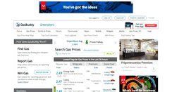 Desktop Screenshot of greensborogasprices.com
